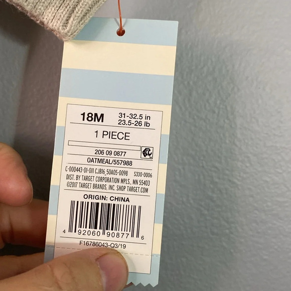 Cat & Jack one piece Outfit size 18 months - Picture 6 of 11